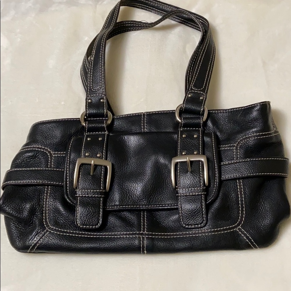 Sophia Caperelli Black genuine leather handbag